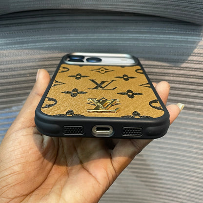 LogoLuxe Leather iPhone 17 Series Case