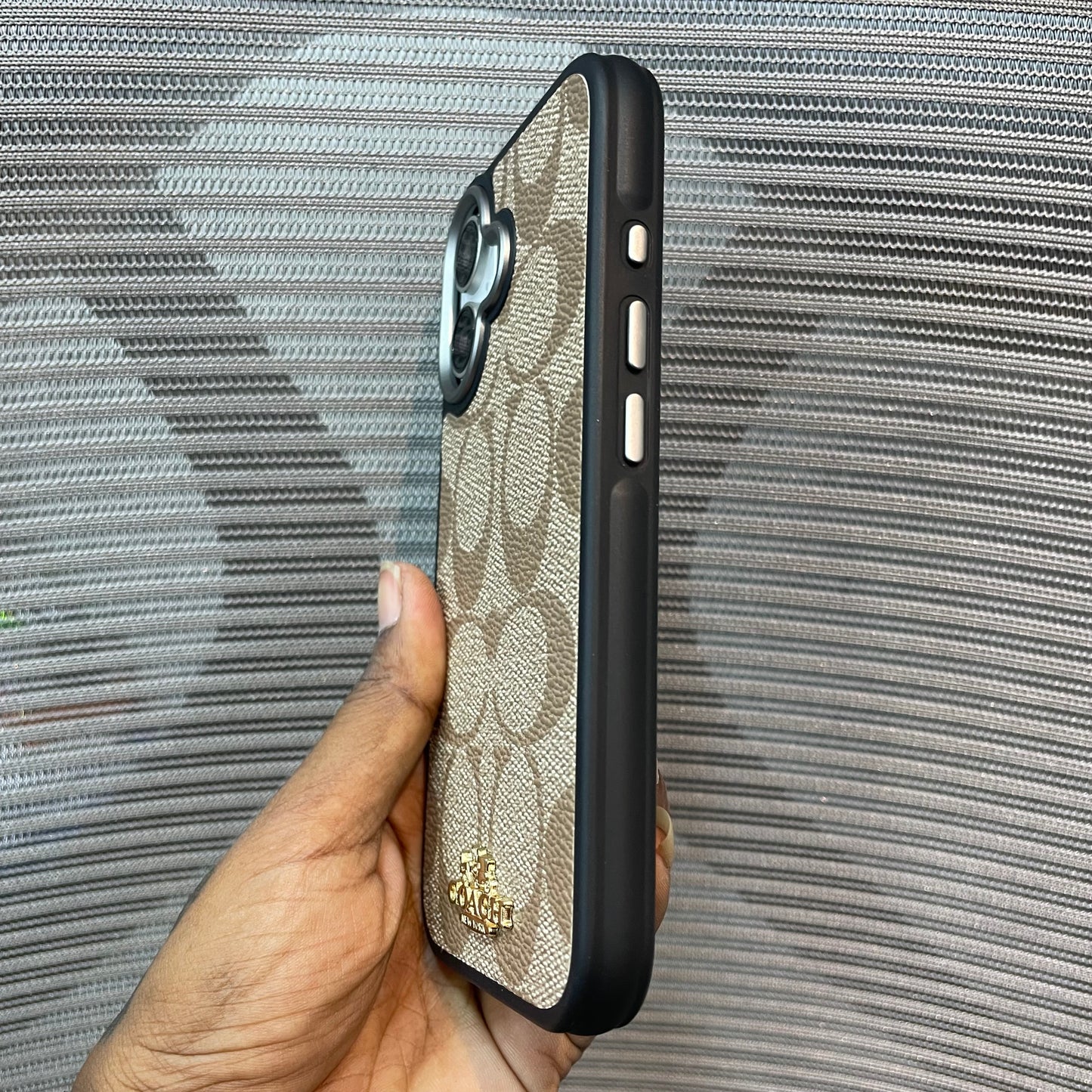 LogoLuxe Leather iPhone 17 Series Case