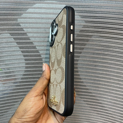 LogoLuxe Leather iPhone 17 Series Case
