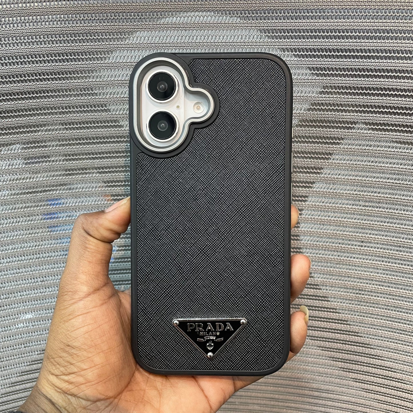 LogoLuxe Leather iPhone Case