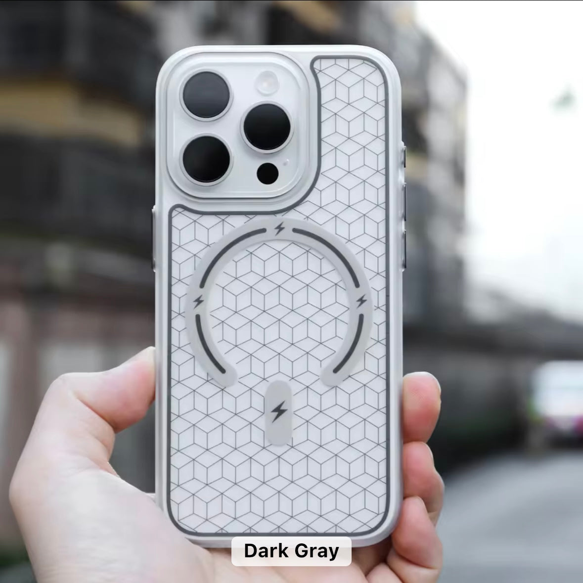 MagSafe Printed Matte Hard Case for iPhone