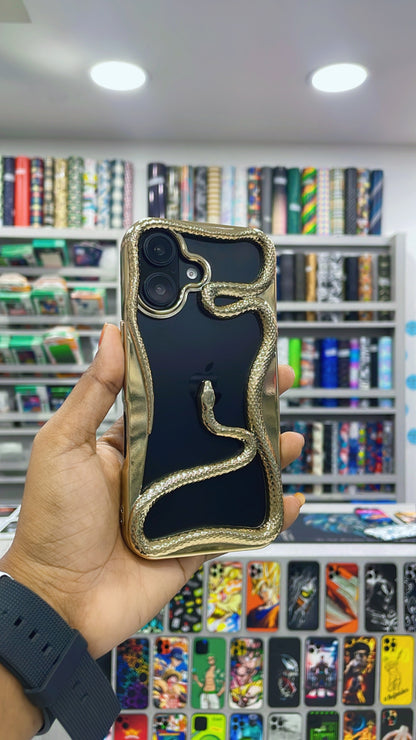 Fancy Snake Designer Soft Silicone Case for iPhone