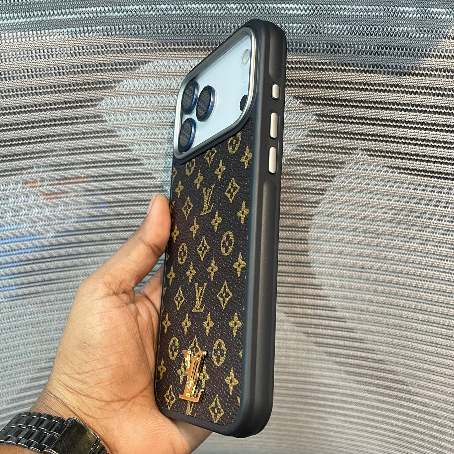 LogoLuxe Leather iPhone 17 Series Case