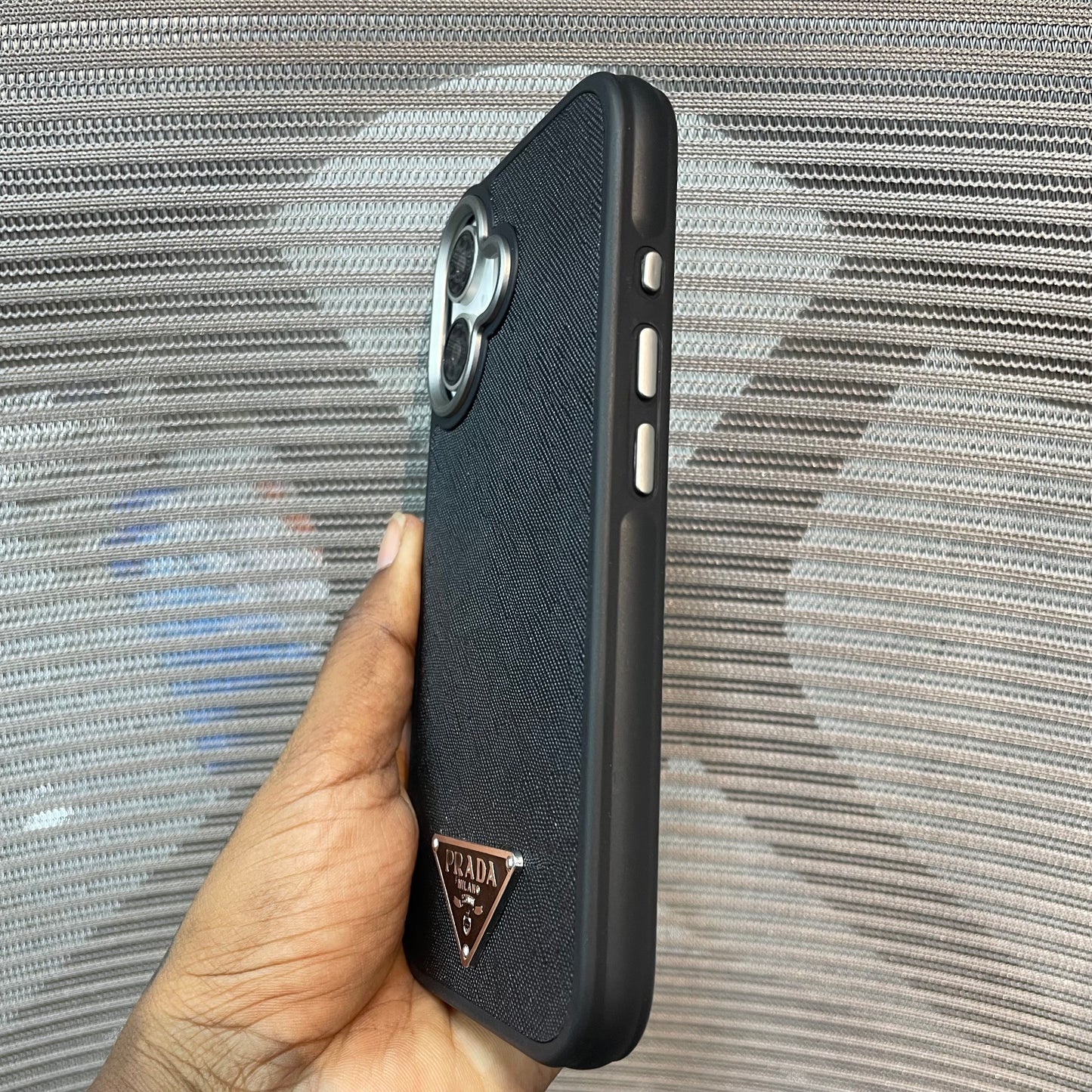 LogoLuxe Leather iPhone Case