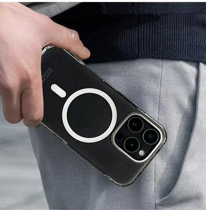 Transparent Metal Frame iPhone Case
