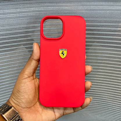RedPrancing Horse Silicone iPhone 13  Case