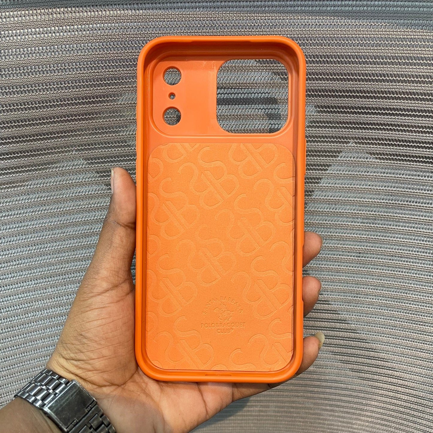 EmbroVault Luxe iPhone Case