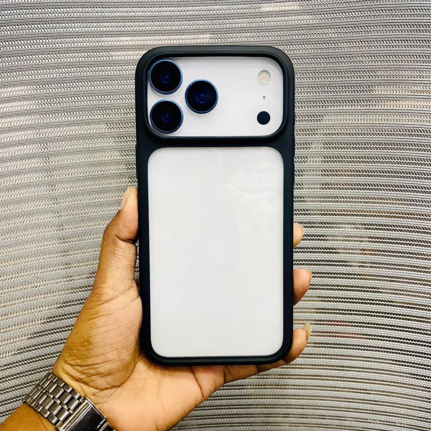 EdgeView Transparent Shock iPhone 17 Pro Max Case