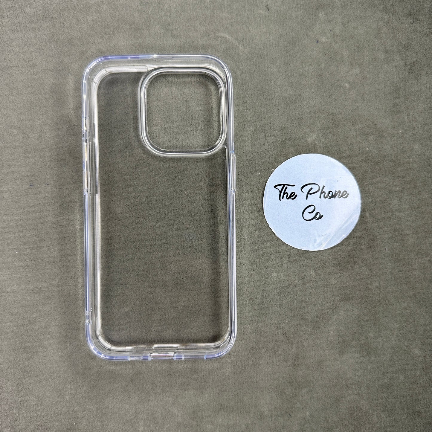 Transparent Hard Case for iPhone 15 Series