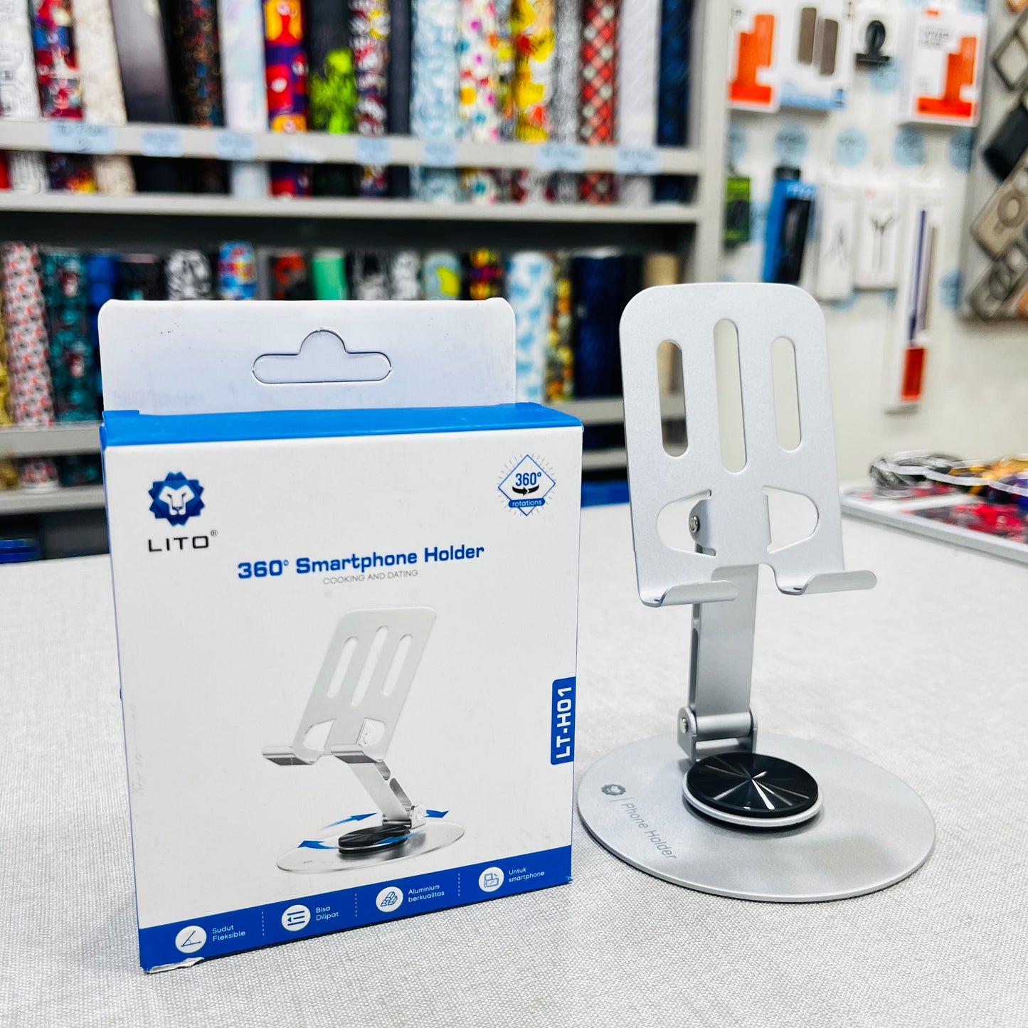 Premium 360° Rotatable Aluminium Phone Stand