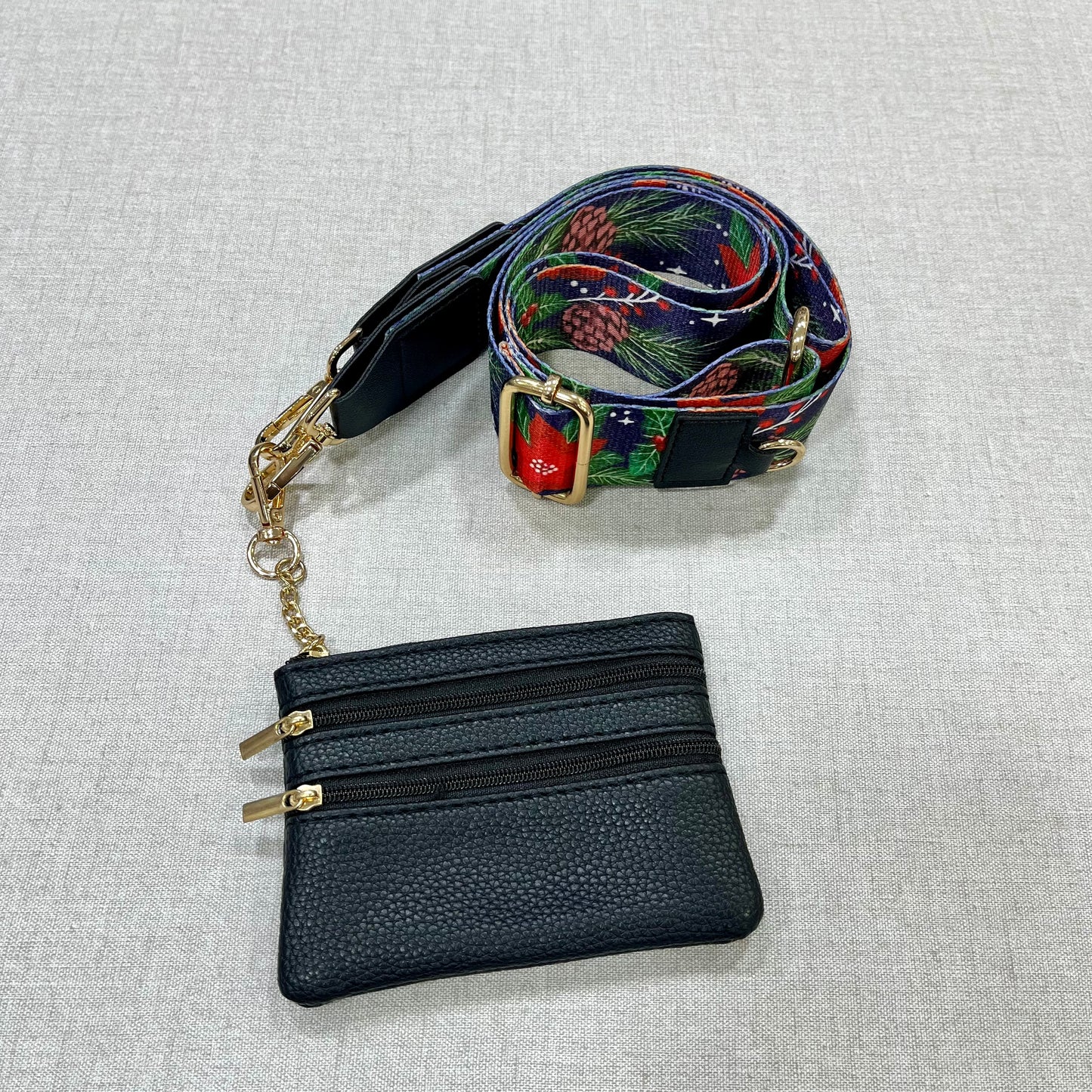 Premium Crossbody Leather Wallet