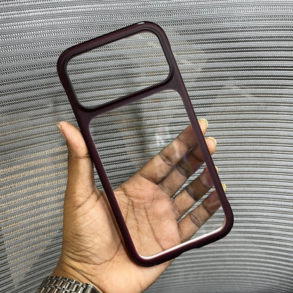 Transparent Silicone Side Border iPhone 17 Pro /18 Pro Case