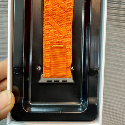Woven Nylon Lock Watch Band