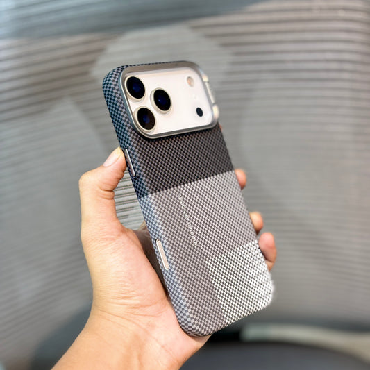 PixelGrey Carbon Fiber MagSafe iPhone 17 Pro Max Case