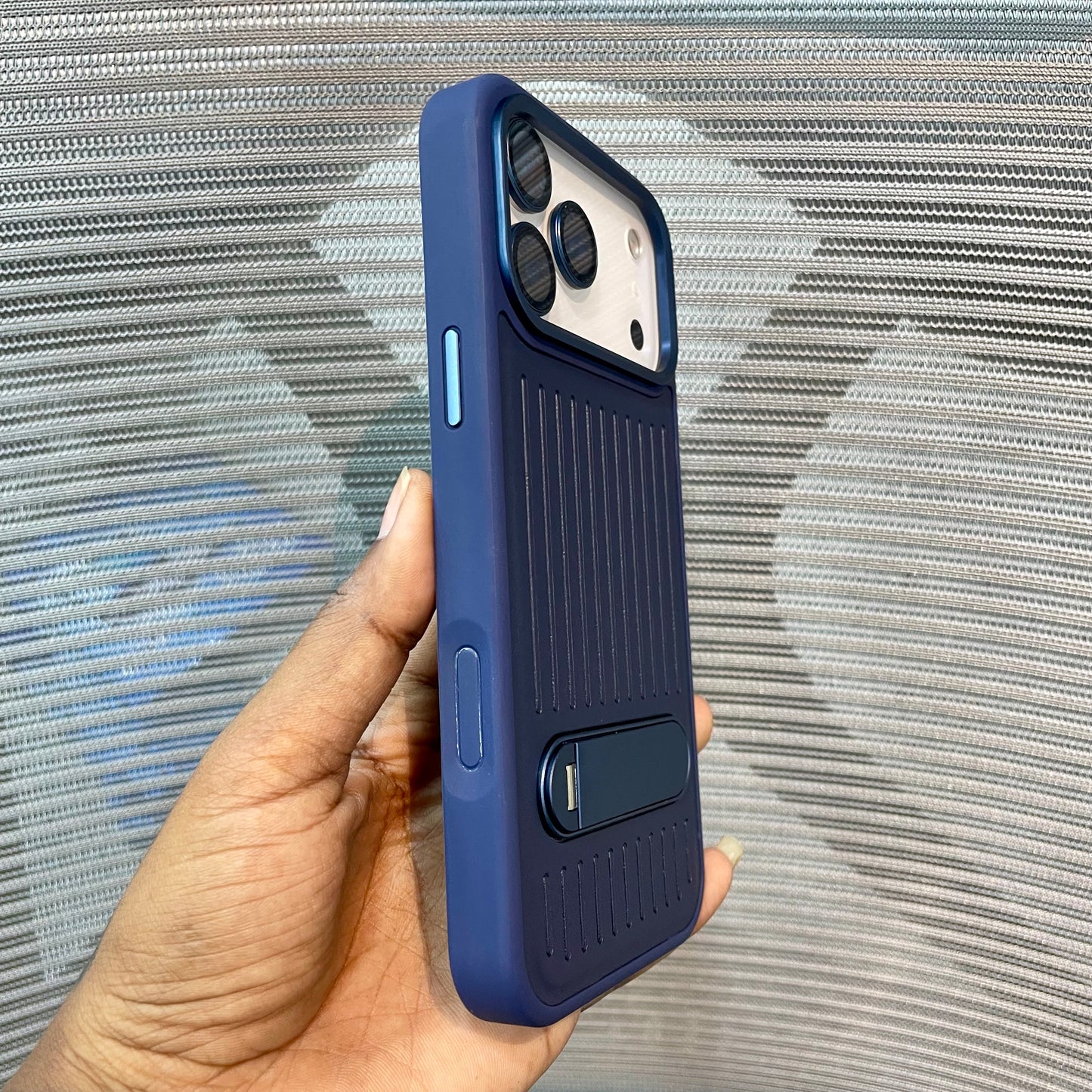 StripeVault Stand iPhone 17 Series Case