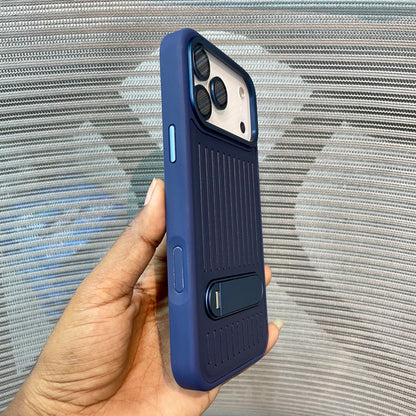 StripeVault Stand iPhone 17 Series Case