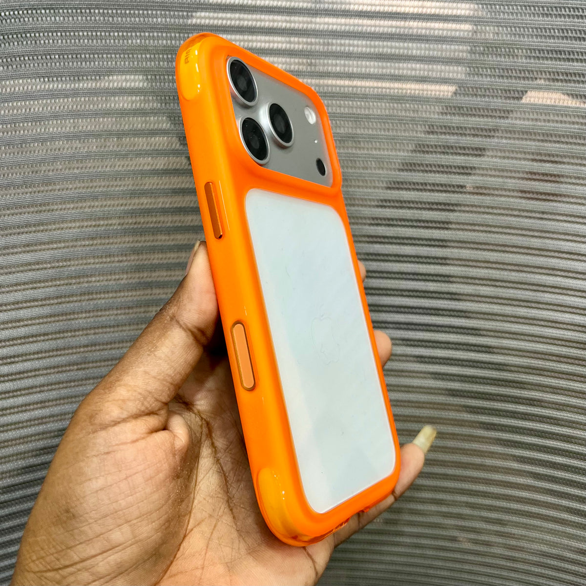 Transparent Air Pro Silicone Side Border iPhone Case