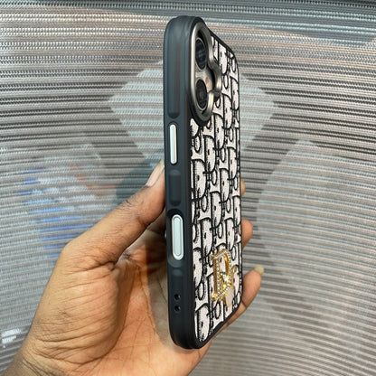LogoLuxe Leather iPhone Case
