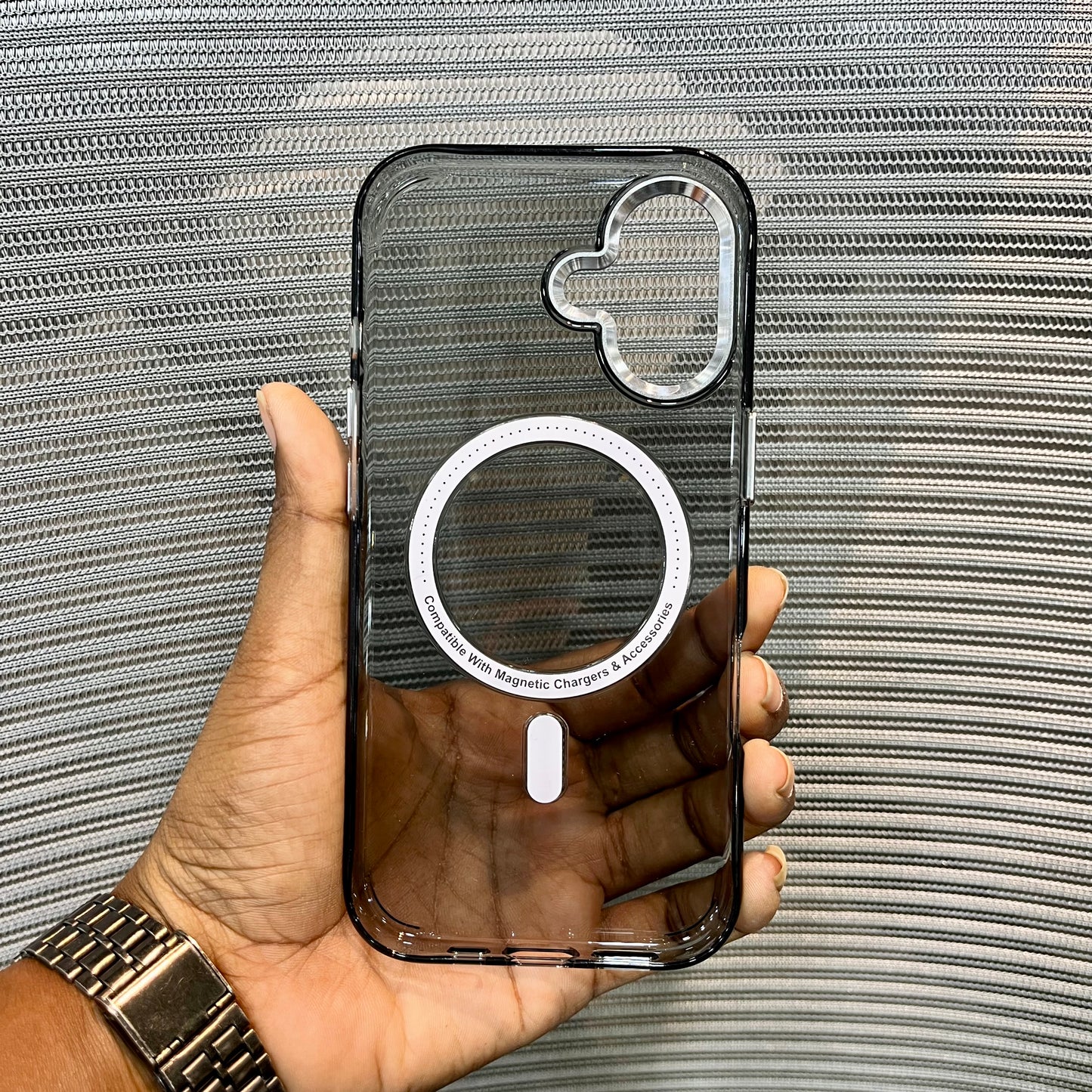 Tinted Black Diamond MagSafe iPhone 17 Case