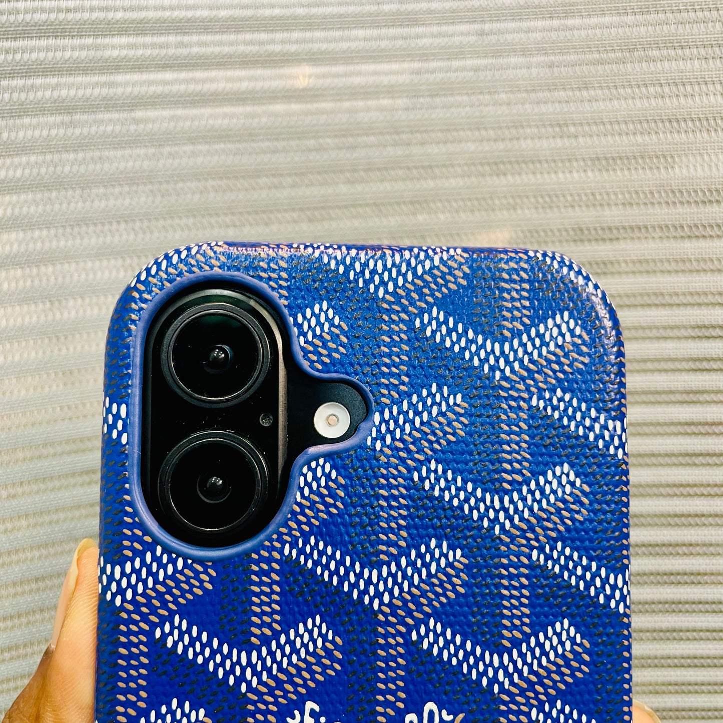 Luxe Printed Inner Fur iPhone 17 Case