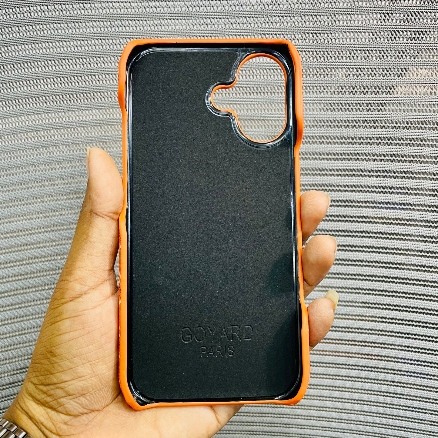 Luxe Printed Inner Fur iPhone 17 Case