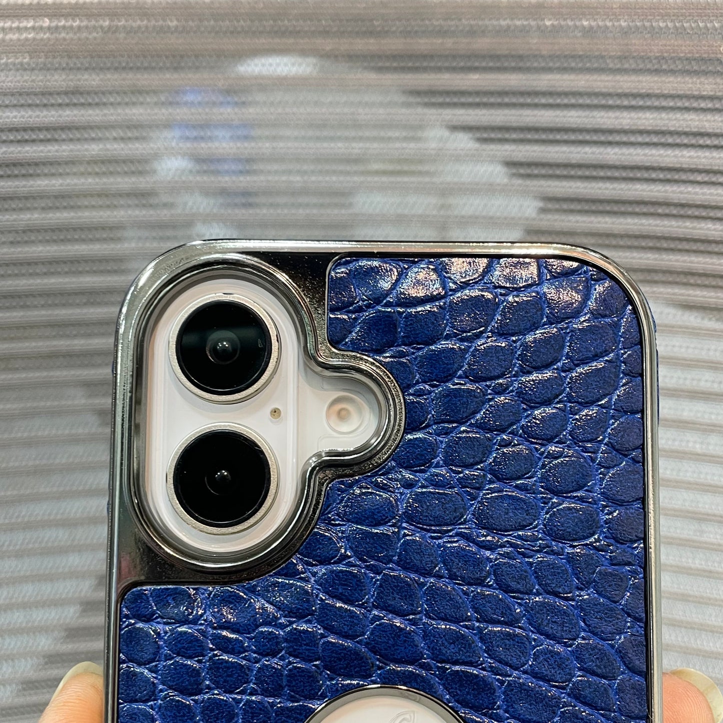 Leather Logo iPhone 17 Case