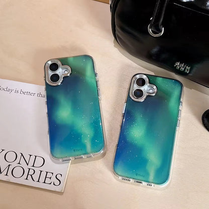 AuroraGlow Glitter iPhone Case