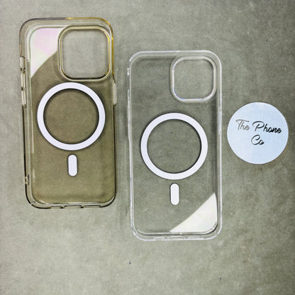 Slim Fit Transparent Magsafe Case for iPhone