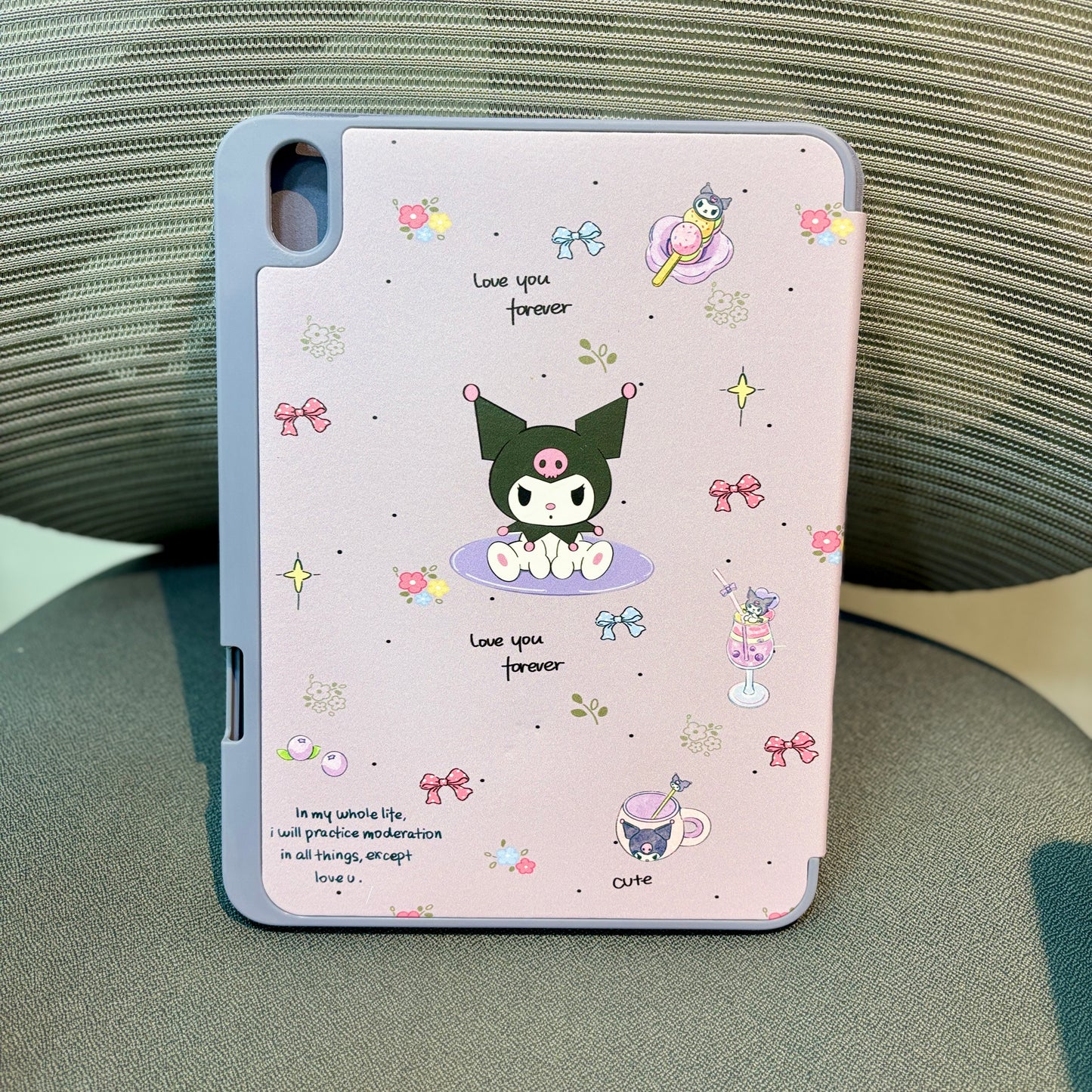 Kuromi - 3D Cartoon Printed iPad Case
