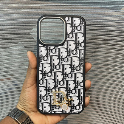 LogoLuxe Leather iPhone Case
