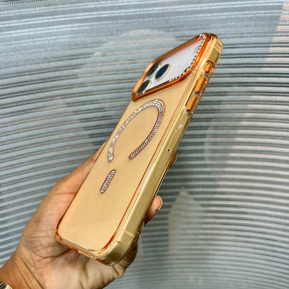 Orange Diamond MagSafe iPhone 17 Pro Max Case
