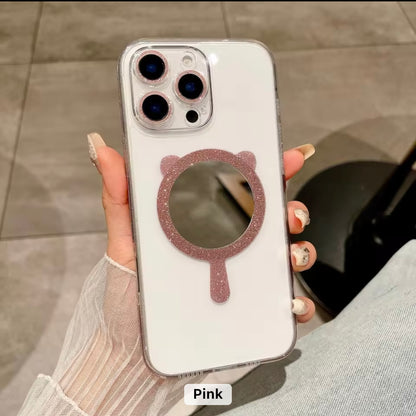 Transparent MagSafe Fancy Bling Case for iPhone
