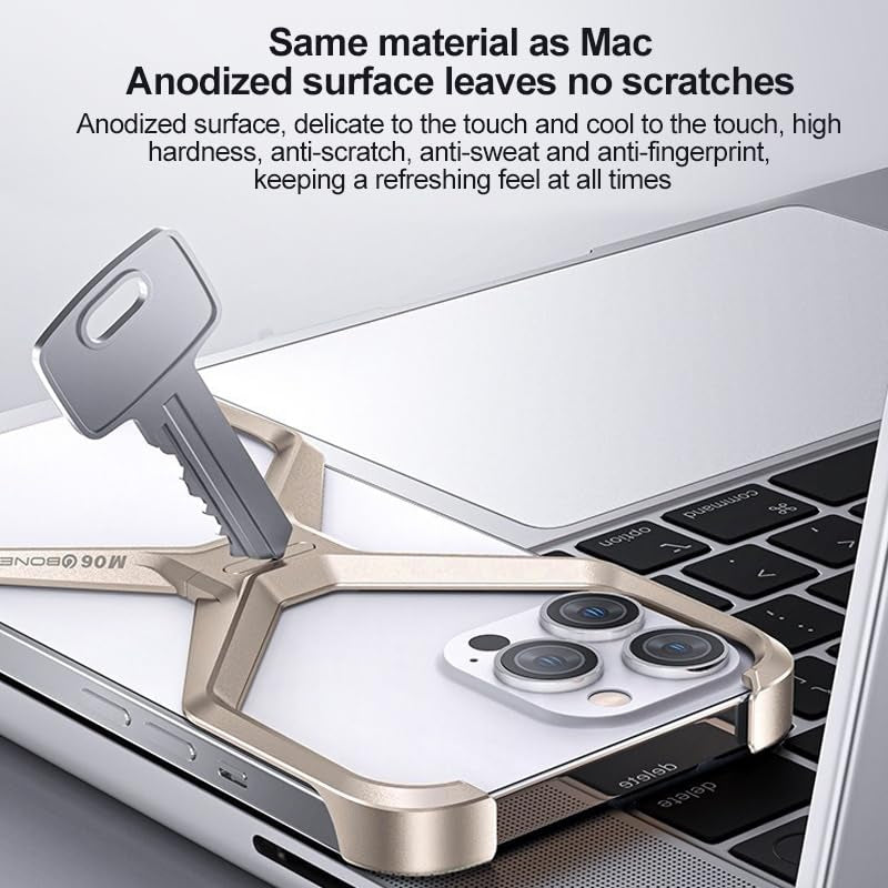 X Shaped Metal Bumper Case for iPhone