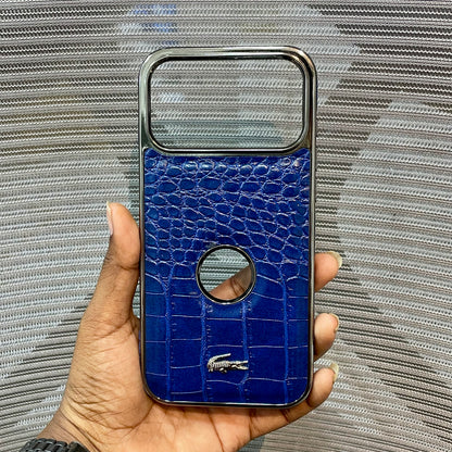 Leather Logo iPhone 17 Pro Max Case