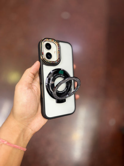 Fancy Bling MagSafe Transparent iPhone Case
