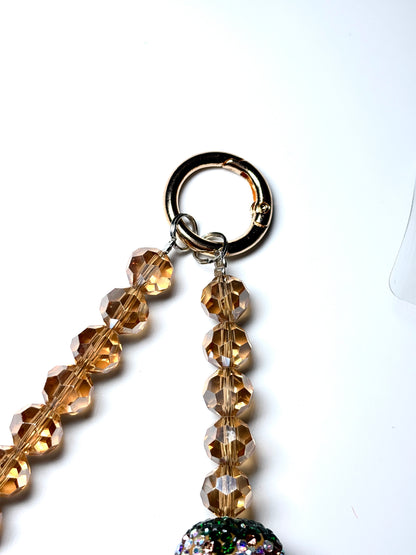 Gold Bling Phone Charm Strap