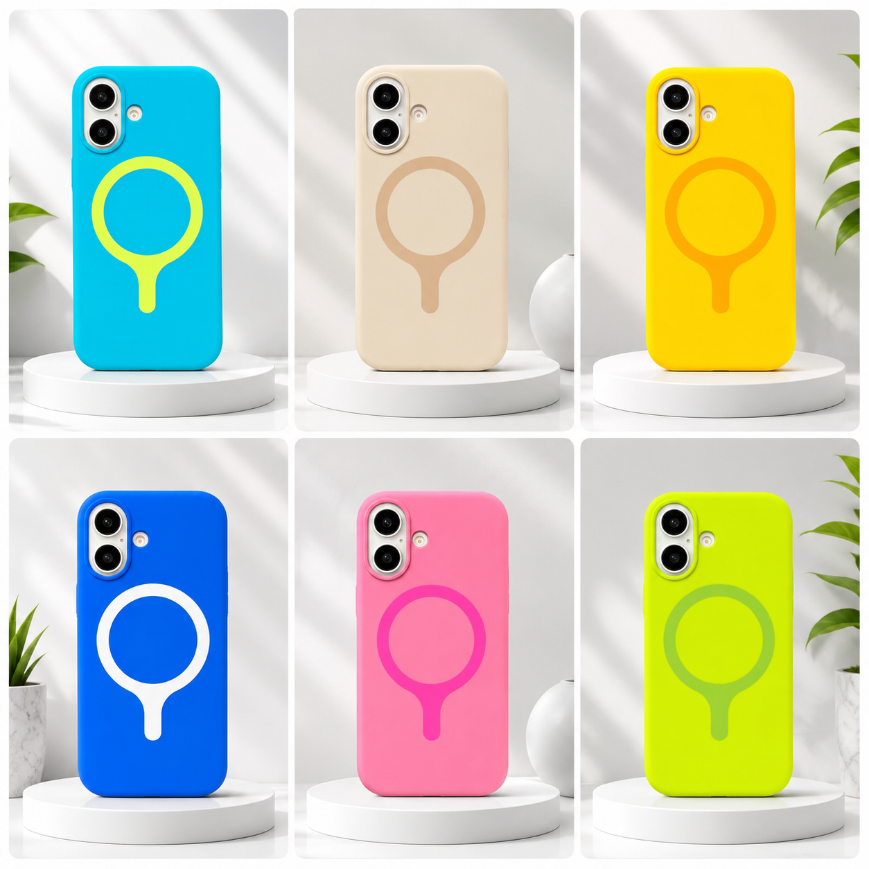 Premium Soft Silicone MagSafe iPhone 17 Case