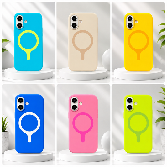 Premium Soft Silicone MagSafe iPhone 17 Case