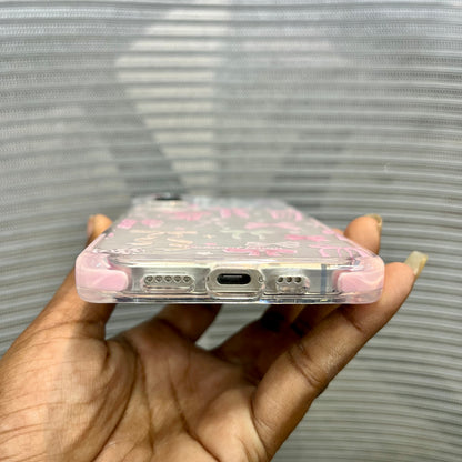 Glitter Bow Printed iPhone 17  Case
