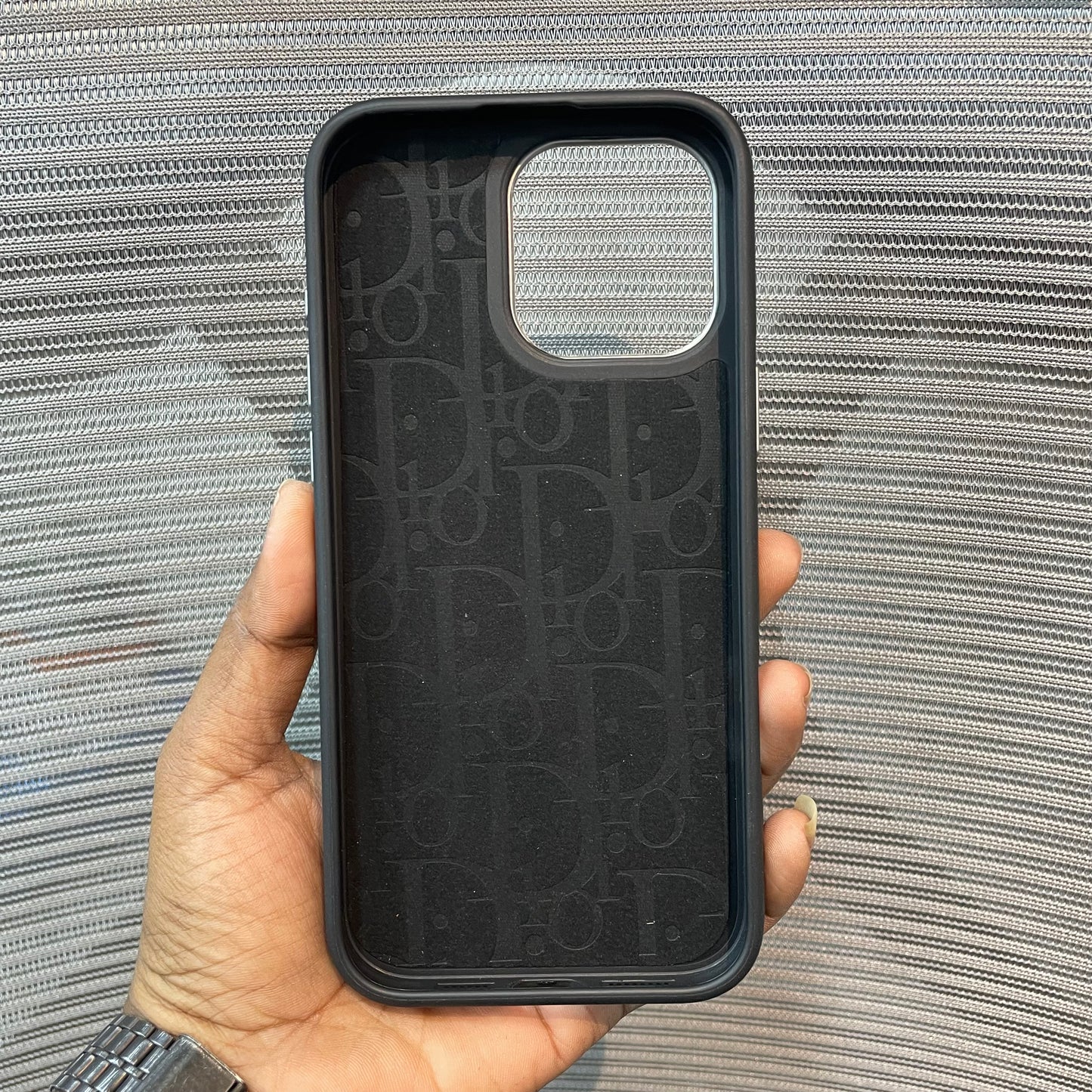 LogoLuxe Leather iPhone Case