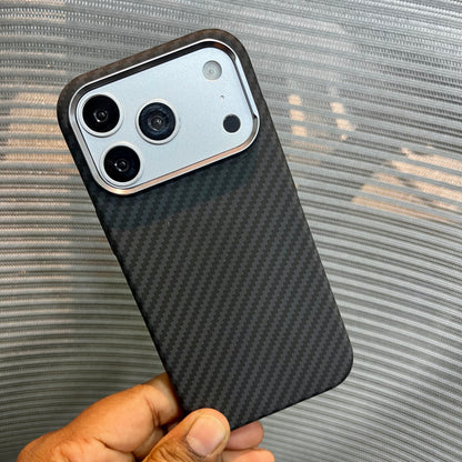 Carbon Fiber Twill Wave Embossed iPhone Case