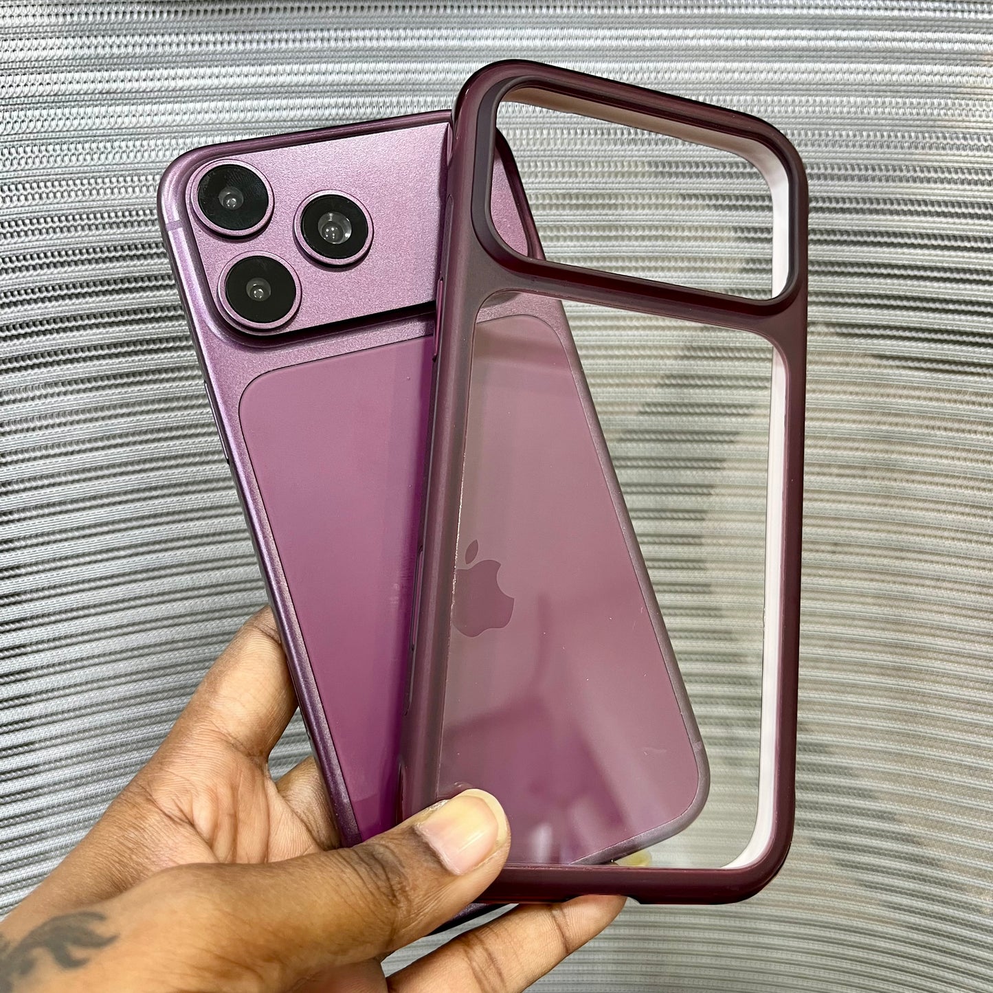 Transparent Silicone Side Border iPhone 17 Pro /18 Pro Case