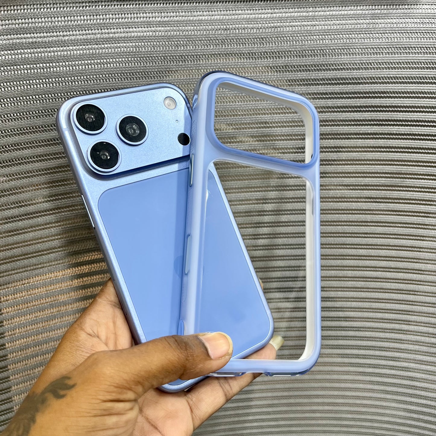 Transparent Silicone Side Border iPhone 17 Pro /18 Pro Case