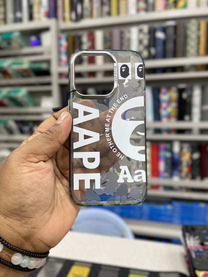 Transparent Printed Hard iPhone Case