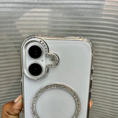 Sparkle Metal Camera iPhone 17 Case