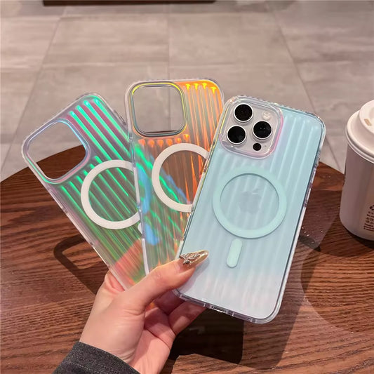 Chromatic Stripes Hard Case for iPhone