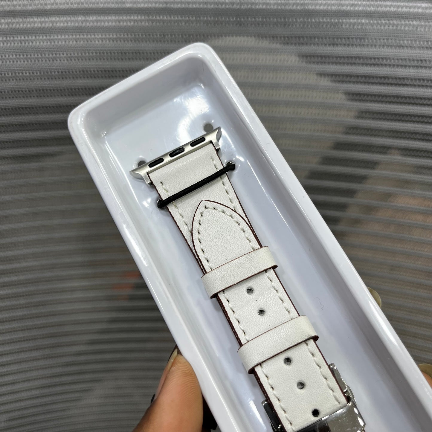 StitchLuxe Leather iWatch Strap