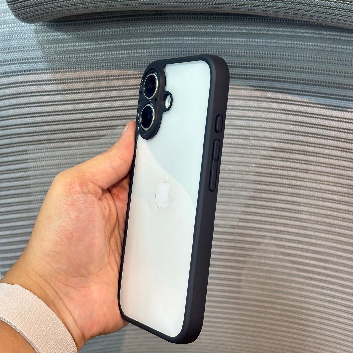 ClearGuard Black Border iPhone Case