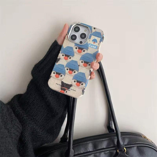 Printed Penguin Hard iPhone Case