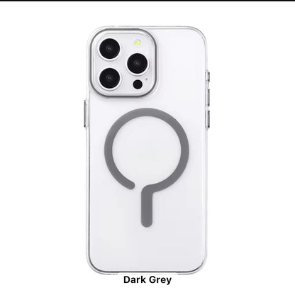 Premium Slim Fit Anti-Yellow Transparent MagSafe Case for iPhone